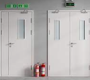 Özelleştirilebilir çift salıncak acil çıkış çelik kapı 45 60 90 120 min anti-yangın yalıtım Modern banyo okulları bitmiş - Product Image 6
