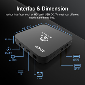 กล่องรับสัญญาณทีวีระบบเครือข่าย Cross Border New S905L Android 16.0 4K พร้อม Wi-Fi 2.4G+<span class=keywords><strong>5G</strong></span> รองรับ 5.0 ในตัว พร้อม HDR10 - Product Image 3