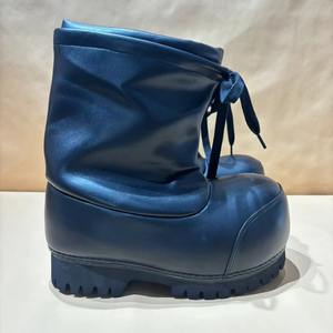Chaussures décontractées de haute qualité pour hommes et femmes, chaussures à gros talon, antidérapantes, résistantes à l'usure, bottes de neige hautes, cuir imperméable - Product Image 1