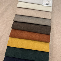 Tissu polyester aspect lin pour coussins Tapisserie d'ameublement de style salon simple avec motif imprimé pour doublure