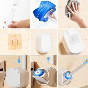 Cepillo de inodoro desechable al por mayor para el hogar, juego de limpieza sin puntos muertos, artefacto que no ensucia las manos - Product Image 4