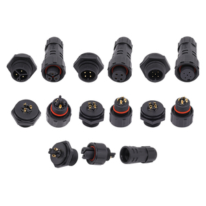 LED <span class=keywords><strong>Trafficlight</strong></span> progetto 2pin pannello di potenza Mount maschio spina M16 10A maschio connettore femmina in plastica tipo saldatore IP68 - Product Image 3