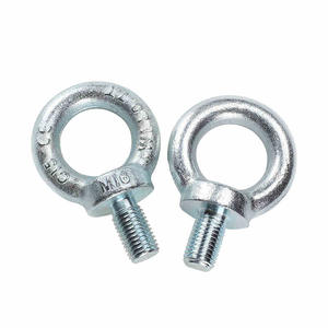 Tornillos de Anillo de Elevación de Acero al Carbono Galvanizado - Pernos de Tipo Anillo Giratorio Estándar Alemán con Anillos de Elevación Extendidos - Product Image 1