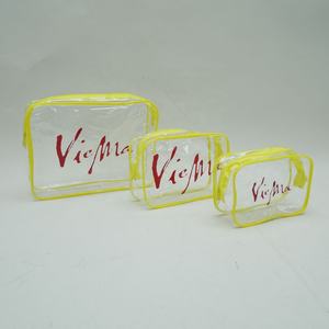 Bolsa de cosméticos transparente de tamaño personalizado, Asa de viaje, impermeable, antiarañazos, bolsa de maquillaje, almacenamiento de edredón, Juego de bolsas organizadoras de viaje - Product Image 3