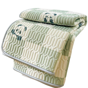 Matelas rafraîchissant en latex épaissi 1.2m 1.5m 1.8m 2.0m Taille de lit Classe A Imprimé Soie Glacée Été Dortoir Étudiant Simple Matelas Souple - Product Image 2
