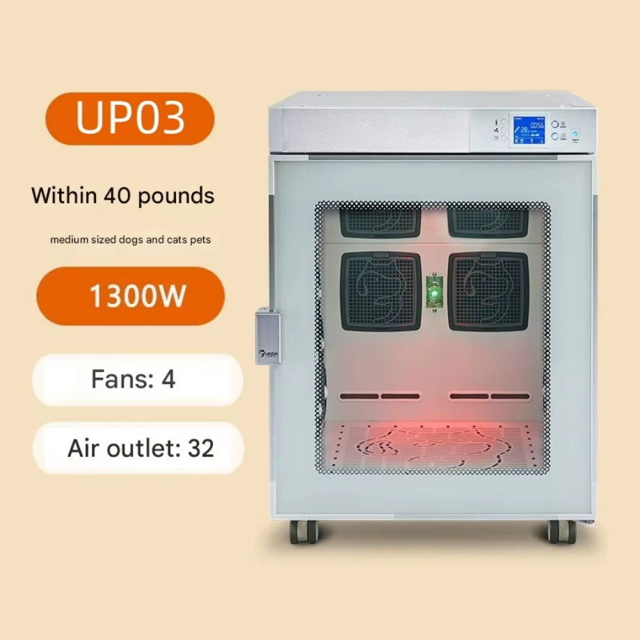 UP03 - Hasta 18 kg, Mediano a Grande, 4 ventiladores - Blanco