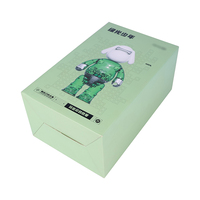Boîte en carton ondulé de couleur personnalisée à prix d'usine avec revêtement UV plastification mate jouet à la mode conception en relief de flûte électrique aveugle
