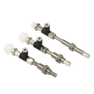 Ventouse de levage à vide 800 mm de hauteur de levage, force de 200 N, levier de traction pneumatique, type de patin standard - Product Image 1