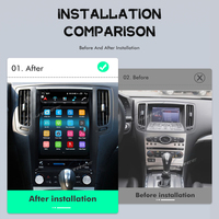 Autoradio Android 12 Für Infiniti G37 G35 G25 Q40 Q60 2007-2015 Vertikaler Bildschirm Multimedia Player GPS Navigation Android Auto