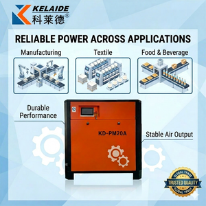 15kW (20HP) 8 Bar <b>Super</b> Energy <b>Saving</b> PM VFD Screw Air Compressor High Quality Industrial Rotary Compressor Factory Use Air - Product Image 1