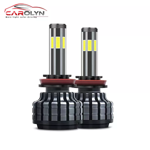 Faro Led X6S, 6 lados, 360 grados, H1, H4, H11, H7, 9005, 9006, HB3, HB4, luz de conducción automática, <span class=keywords><strong>precio</strong></span> de fábrica - Product Image 1