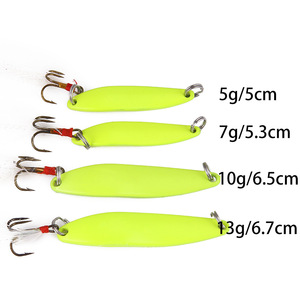 Señuelo de Pesca Luminoso Jigging Soul JL5 de 10g, Cuchara de Plomo para Río y Lago, Cebo Artificial Duro con Anzuelos - Product Image 5