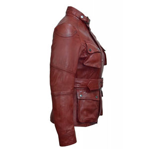 Veste en cuir véritable pour femmes au design unique, très vendue, respirante, décontractée pour l'été, vente en gros, taille personnalisée - Product Image 5