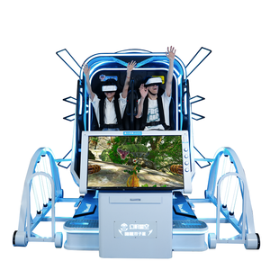 Hot 9D VR Simulator thực ảo Trò chơi sản phẩm chuyển động chuyến bay ghế arcad Simulator VR 360 độ rotter máy ảnh trò chơi 2 chỗ ngồi - Product Image 2
