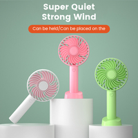 LP Mini Ventilateur USB Portable à Main, Ventilateur de Table pour Cils, Indispensable de l'Été, Batterie Rechargeable, Rafraîchisseur d'Air Portable USB