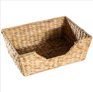 Hotsale design drawer storage cabinet water hyacinth basket seagrass basket