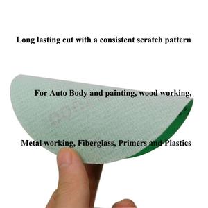 8 구멍 <span class=keywords><strong>6</strong></span> 인치 라운드 알루미늄 산화물 연마 샌딩 디스크 연마 및 연삭 - Product Image 3
