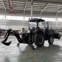 Tracteur agricole avec chargeur frontal, tracteur de jardin, 30hp, 40hp, 50hp, 60hp, 70hp, 80hp, vente directe d'usine
