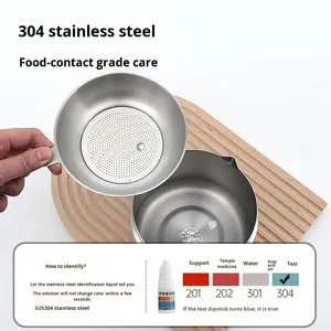 Recipiente para Filtro de Aceite de Acero Inoxidable 304 con Colador de Malla Fina y Cesta para Freír, Contenedor de Grasa, Herramienta de Cocina - Product Image 3