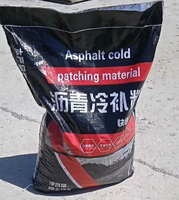 Asphalte mélangé à froid bitume froid bitume modifié patch froid réparation de nids de poule asphalte dans des sacs