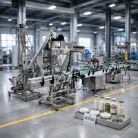Machine de remplissage automatique de poudre en bouteille 2-5000g, doseuse de poudre de café, matcha, assaisonnement, et distributeur de sel de mer 80g