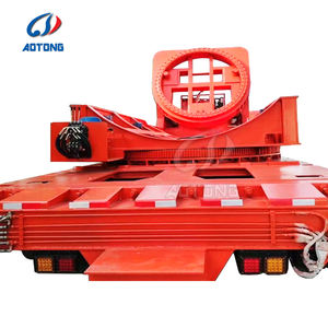 Semi-remorque à plateau bas robuste, conception à deux lignes et quatre essieux, haute résistance pour le <span class=keywords><strong>transport</strong></span> d'équipements lourds - Product Image 2