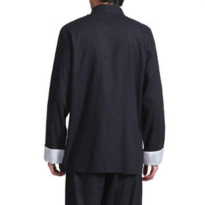 Vêtements de Kung Fu 2026 Uniformes traditionnels de Tai Chi pour garçons et filles Arts martiaux chinois Wing Chun Combinaison longue à manches longues Tang - Product Image 5