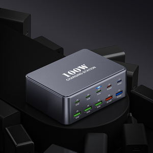 Hot Sale 30W 10 Port Estação do Carregador Rápido: 100W Entrega de Energia Máxima, 30W <span class=keywords><strong>USB</strong></span>-<span class=keywords><strong>C</strong></span> PD, <span class=keywords><strong>Hub</strong></span> de Carregamento Multi-Dispositivo - Product Image 6