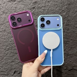 เคสโทรศัพท์มือถือแม่เหล็กแบบด้านคุณภาพสูงสำหรับ iPhone 18 Pro Max 17 16 15  แบบโปร่งแสง รองรับการชาร์จไร้สาย - Product Image 2
