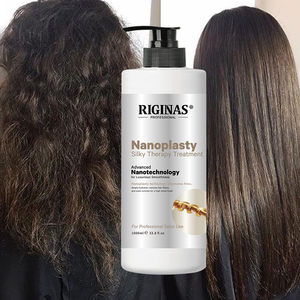 Traitement capillaire lissant à la kératine brésilienne Nano Protein de Riginas Wholesale pour <span class=keywords><strong>cheveux</strong></span> abîmés - Product Image 5