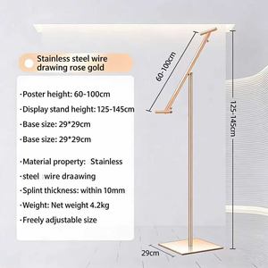 Carteleras de Acero Inoxidable, Letreros de Exhibición, Señales Direccionales, Señales Verticales, Soportes para Pósteres - Product Image 2
