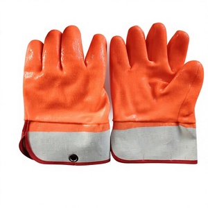 <span class=keywords><strong>Gants</strong></span> de travail en PVC imperméables sans latex avec chaînes pour la manutention de bouteilles de propane de chariots élévateurs à double paroi, conformes aux normes de sécurité industrielle - Product Image 3