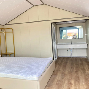 Modern 20 Ft Mobile Prefabricated Villa Multi-Purpose Design for Outdoor Hotel Use Sandwich Panel Prefabricated Container for - Product Image 3