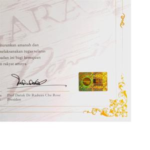 प्रमाणिकता पुरस्कार प्रमाण पत्र का अनुकूलित मुद्रण सुरक्षा पेपर डिग्री प्रमाण पत्र स्कूल स्नातक प्रमाण पत्र - Product Image 4