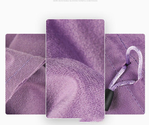 Tùy Chỉnh Mềm Đồ Trang Sức Flannel Pouch Gói Quà Tặng Mỹ Phẩm Lưu Trữ Bụi Nhung Dây Kéo Túi - Product Image 6