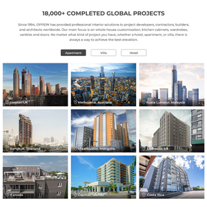 Gabinetes de Cocina de Lujo OPPEIN, Estilo Industrial, Diseño Metálico en Oro Rosa, Estructura de Aglomerado, Fregadero, Grifo, Bisagras, Cajones y Cestas - Product Image 4