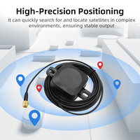 Antenne GPS GNSS extérieure 28dBi à gain élevé, antenne active avec connecteur fileté pour le suivi de véhicules, prise en charge OEM