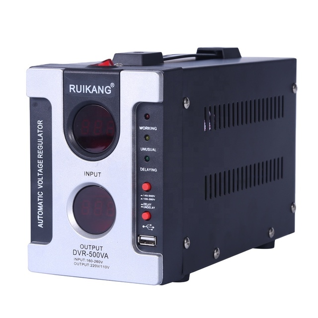 Whole House Static 500 VA Voltage Regulator Generator Stabilizer for Television