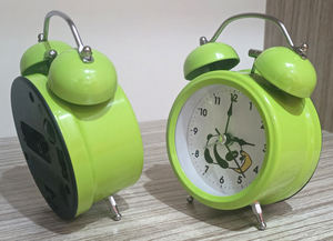 Mini Reloj <span class=keywords><strong>Despertador</strong></span> Doble Campana, Retro, Portátil, de Cuarzo, Electrónico, de Plástico, Minimalista, con Agujas, para Oficina, Mesita de Noche, Hogar, Escritorio - Product Image 5