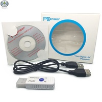 Higrómetro USB TEMPerHUM para Interiores y Exteriores, Medidor Digital de Temperatura y Humedad del Aire con Alarma por Correo Electrónico para Almacenes, Invernaderos y Vegetales