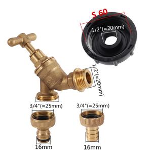 Adaptateur de réservoir <span class=keywords><strong>IBC</strong></span> 1/2 pouces <span class=keywords><strong>robinet</strong></span> en laiton S60X6 <span class=keywords><strong>robinet</strong></span> à gros filetage <span class=keywords><strong>IBC</strong></span> raccord de réservoir d'eau <span class=keywords><strong>robinet</strong></span> de réservoir d'eau - Product Image 2