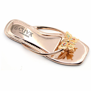 High-quality Summer Casual Beaded <b>Bow</b> Open-toe Lightweight Slip-on Wholesale Women's <b>Sandals</b> and slippers - Product Image 4