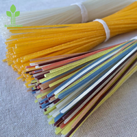 Nouilles NON-GMO de maïs Pâtes de nouilles de maïs/maïs sans gluten Meilleures ventes de longues tiges biologiques Ecostraws Vietnam en carton en vrac