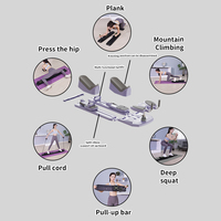 Máquina de Ejercicio para Adelgazar la Cintura, Máquina de Gateo, ABS+PP+Acero, No Plegable, Ecológica, Ligera, Control Mecánico