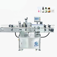 Mesin Pelabel Botol Bundar Otomatis Kecepatan Tinggi untuk Kemasan Kosmetik, Cat Kuku, Stoples, Botol Kecil, dan Vial