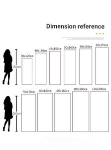Đầy đủ cơ thể gương cho thấy quần áo mỏng cửa hàng phù hợp sàn gương hạ cánh vẻ đẹp mặc quần áo gương đứng trang trí nội thất - Product Image 6