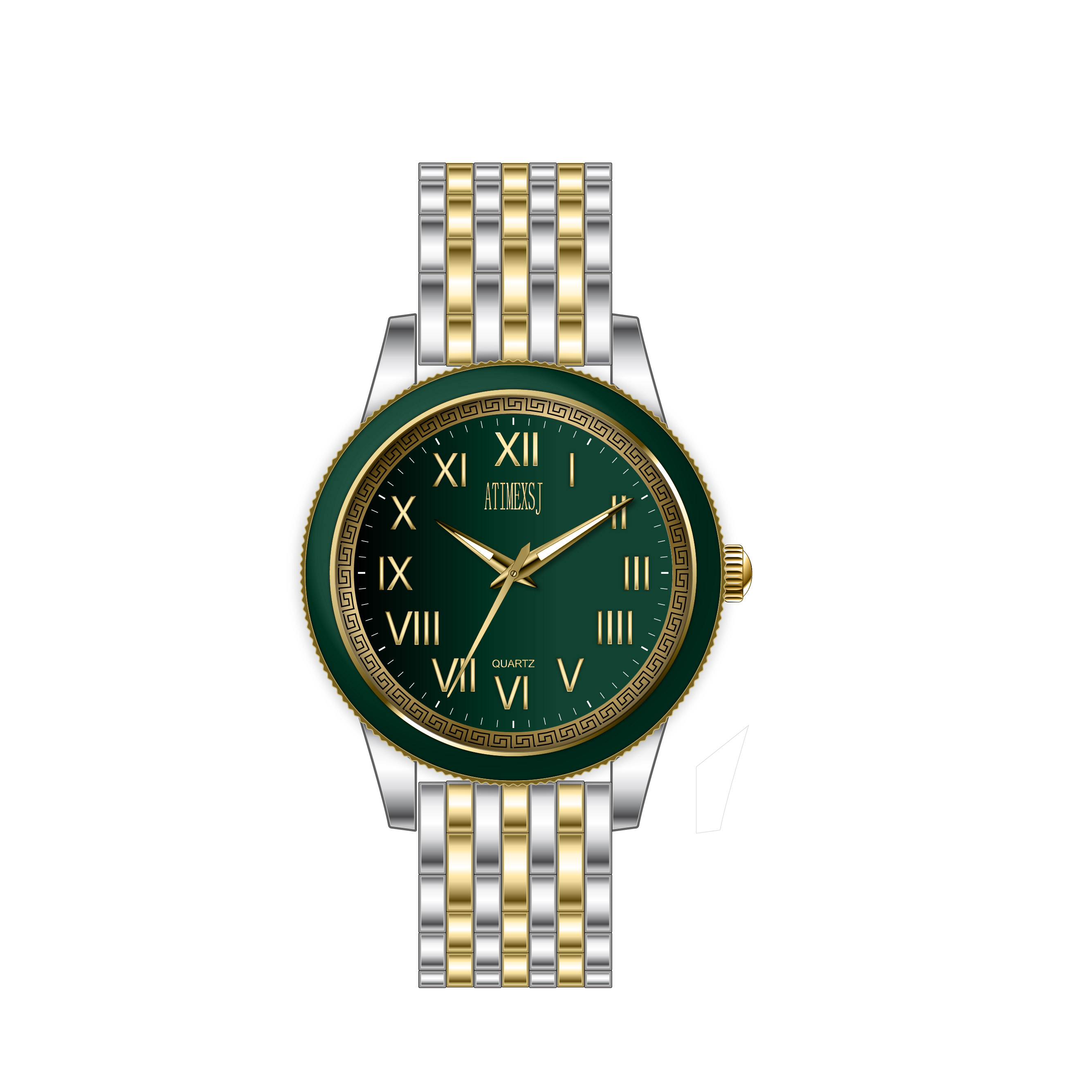 Two Tone- Gold Green