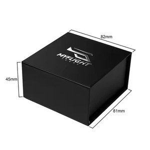 Boîte d'emballage de <span class=keywords><strong>chocolat</strong></span> de luxe en carton recyclé écologique avec logo estampé à chaud, 4 compartiments, fermeture magnétique personnalisée, boîte cadeau UV - Product Image 4