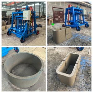 Máquina móvil sin paletas para anillos de hormigón tipo ponedora de huevos y equipo de moldeo de tuberías de cemento y canales de agua - Product Image 4