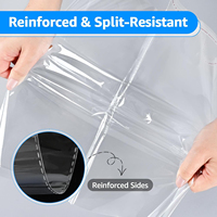 Sacs en cellophane transparents refermables autocollants en plastique robustes pour l'emballage de t-shirts, photos, cadeaux – Sacs OPP auto-adhésifs